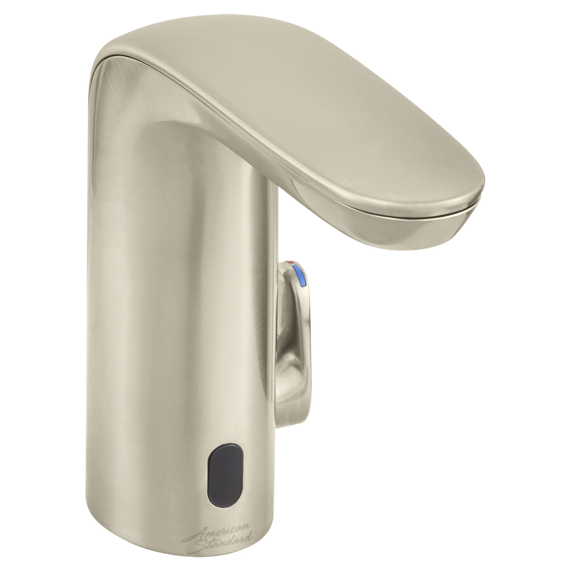 NextGen Selectronic Touchless Faucet Battery Powered With Above Deck Mixing 05 gpm 19 Lpm   BRUSHED NICKEL